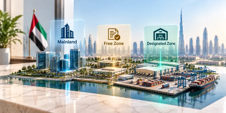FTA Public Clarification TAXP010: Free Zones and Designated Zones for Corporate Tax, VAT and Excise Tax (October 2026)