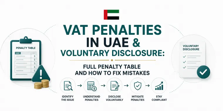 VAT Penalties in UAE & Voluntary Disclosure: Full Penalty Table and How to Fix Mistakes
